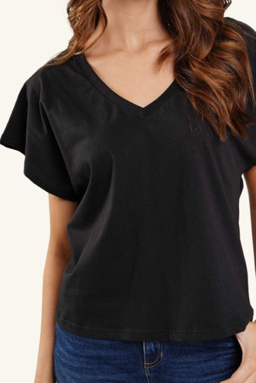 CAMISETA ESCOTE EN V