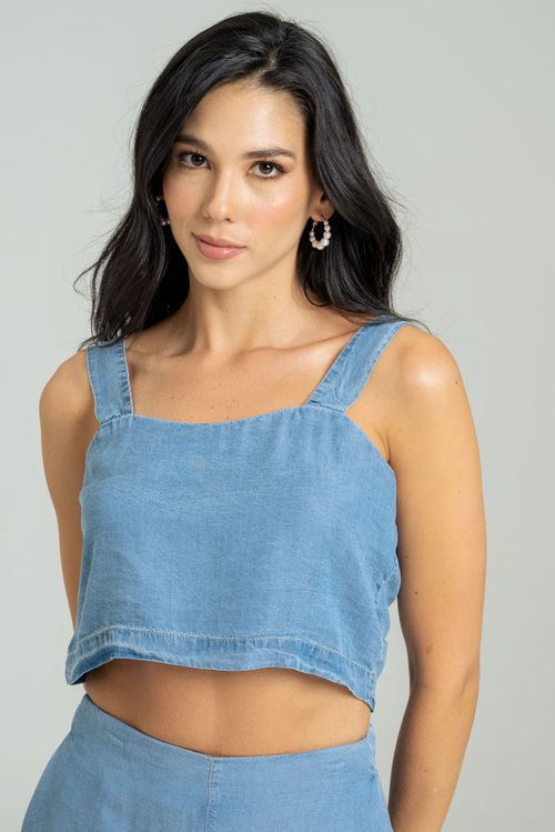 TOP DENIM TENCEL