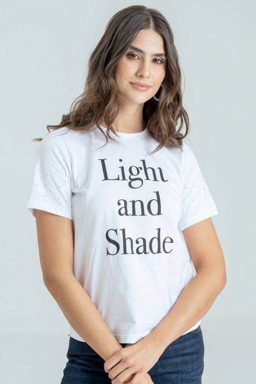 CAMISETA APLIQUE MANGAS