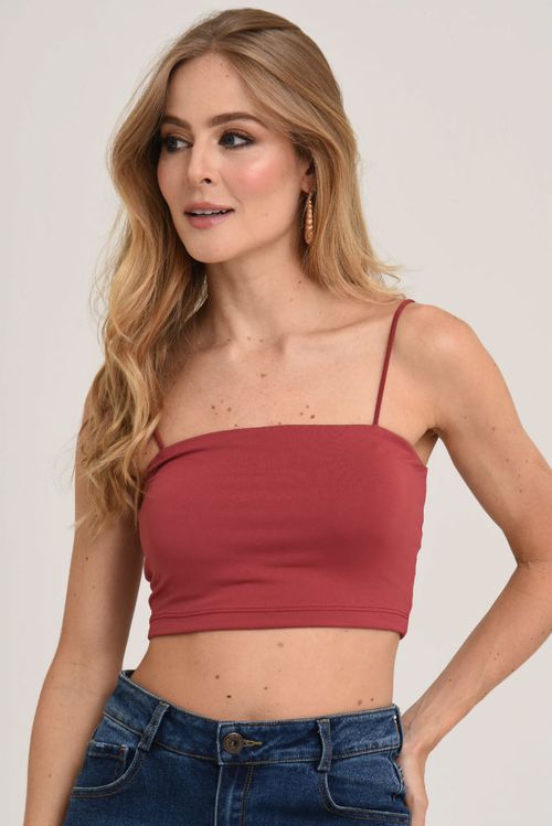 CROP TOP AMARELO