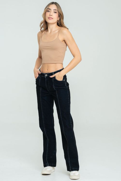 JEANS STRAIGHT VELVET