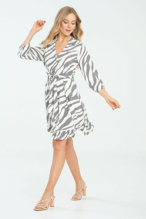 VESTIDO CORTO ZEBRA