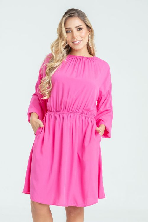 VESTIDO CORTO M/LARGA