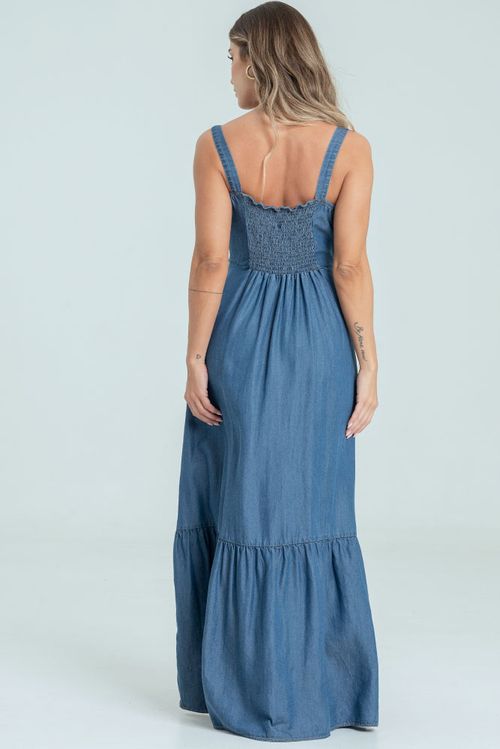 VESTIDO LARGO AMARRE HOMBROS