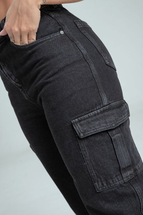 JEANS MOM CARGO