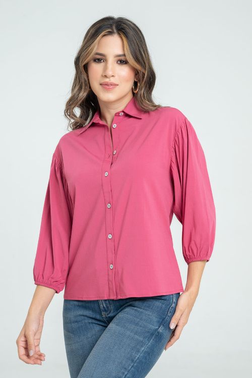 CAMISA CELESTE