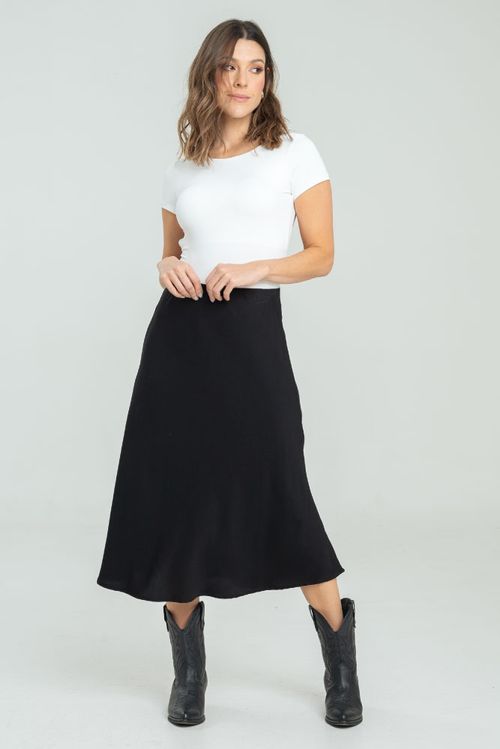 FALDA MIDI VUELO