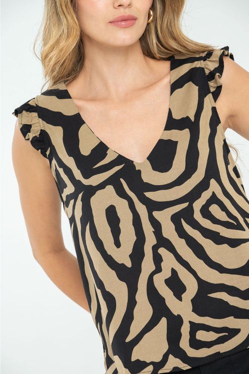 BLUSA ANIMAL PRINT