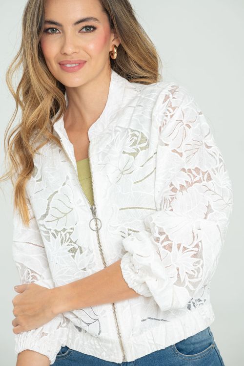 CHAQUETA ENCAJE