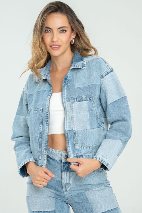 CHAQUETA PATCHWORK