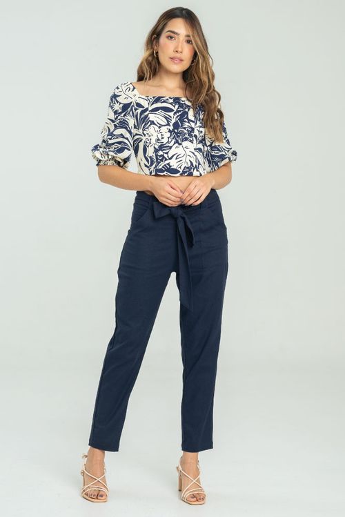 PANTALON LINO CINTURON