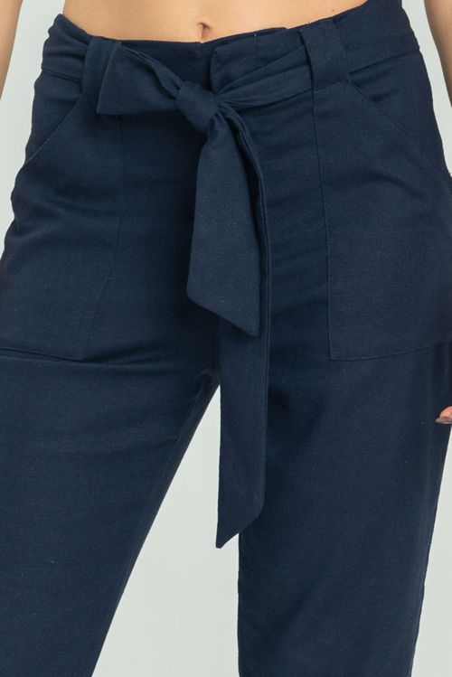 PANTALON LINO CINTURON
