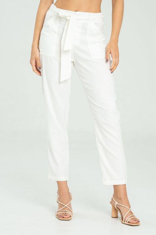 PANTALON LINO CINTURON