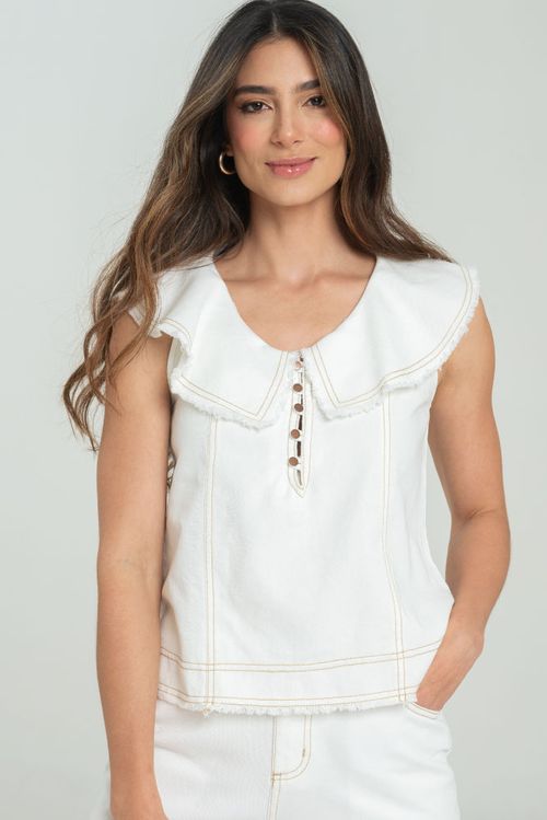 BLUSA ATLANTIDA PESPUNTES