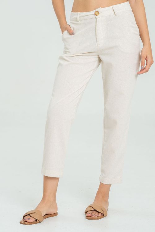 PANTALON LINO PEACH