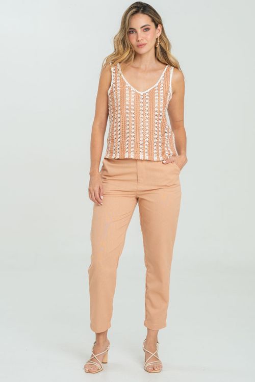 PANTALON LINO PEACH