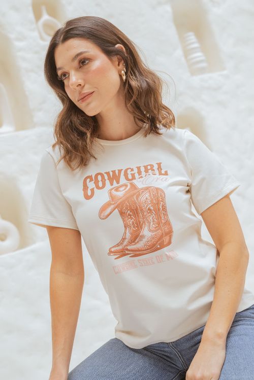 CAMISETA COWGIRL BOOTS