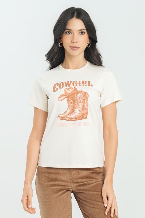 CAMISETA COWGIRL BOOTS