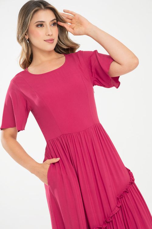 VESTIDO LARGO ATTICO