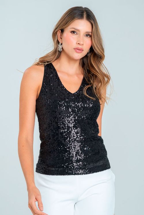 TOP SISA LENTEJUELAS