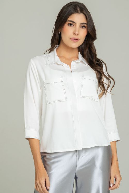 CAMISA PESPUNTES OLYTH