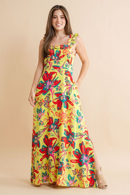 VESTIDO LARGO THEKLA