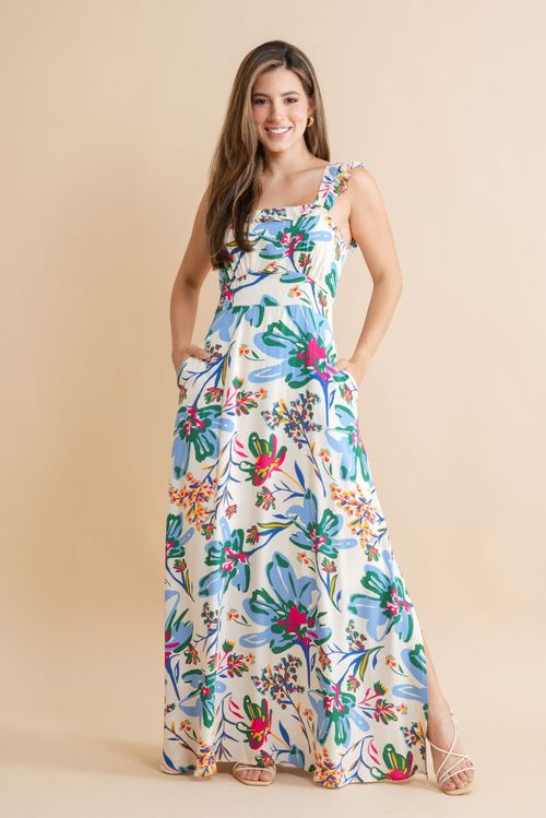 VESTIDO LARGO THEKLA