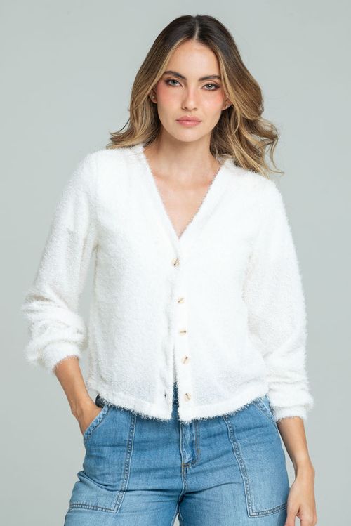 CARDIGAN DAMASCO