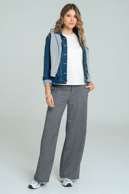 CAMISETA CUELLO BRILLO