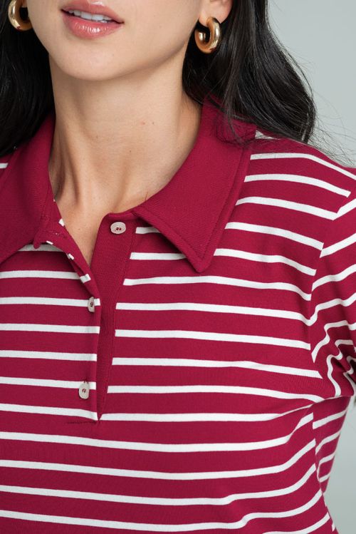 CAMISETA POLO RAYAS
