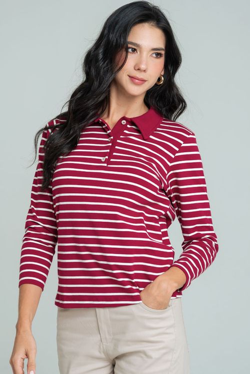 CAMISETA POLO RAYAS