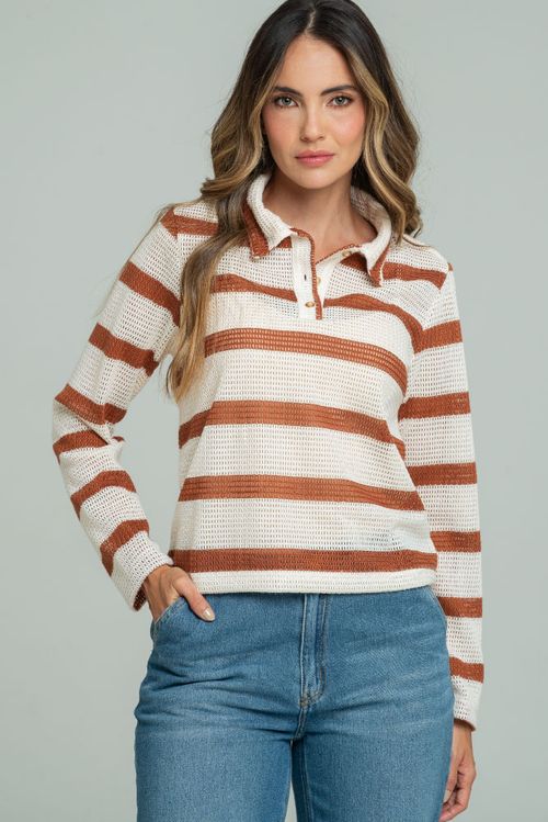 CAMISA POLO TEJIDA
