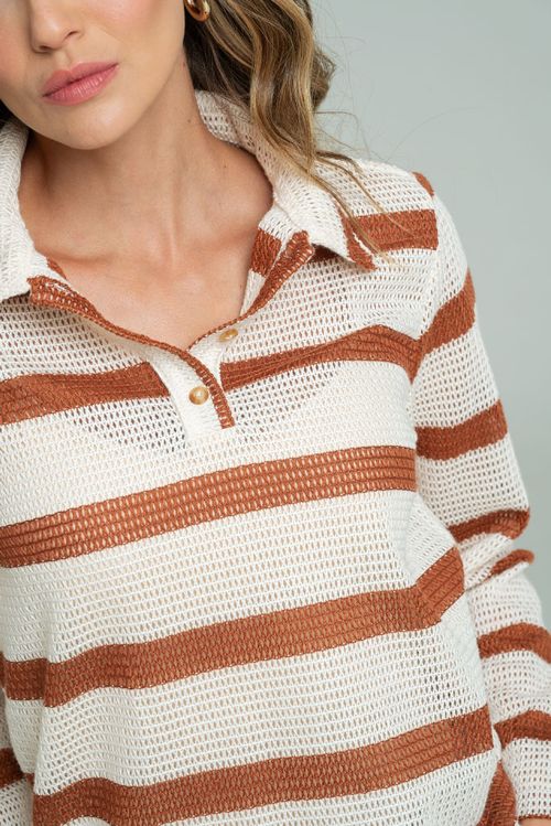 CAMISA POLO TEJIDA
