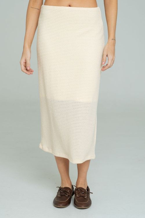 FALDA MIDI TEJIDA