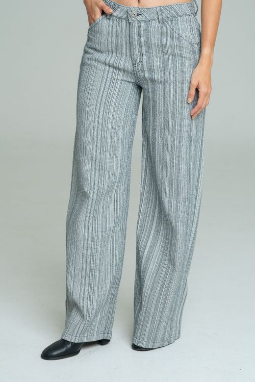 JEANS JACQUARD RAYAS