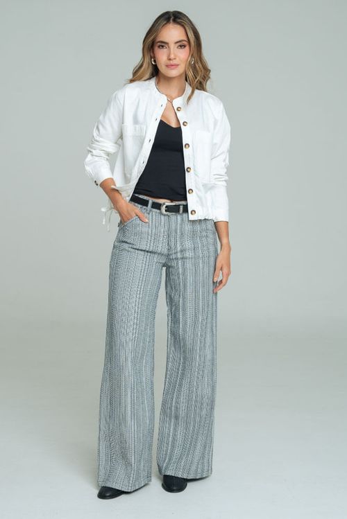 JEANS JACQUARD RAYAS
