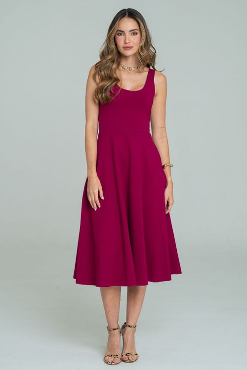 VESTIDO MIDI PUNTO