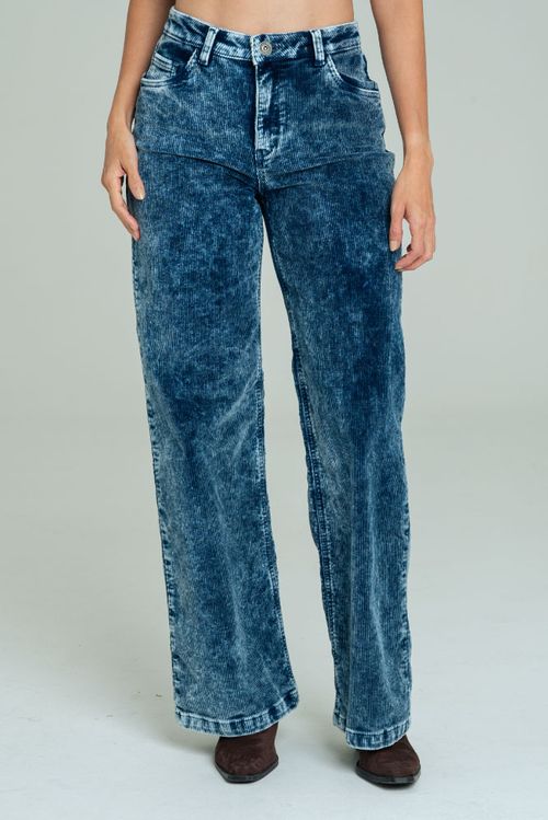 PANTALON WIDE LEG CORDUROY